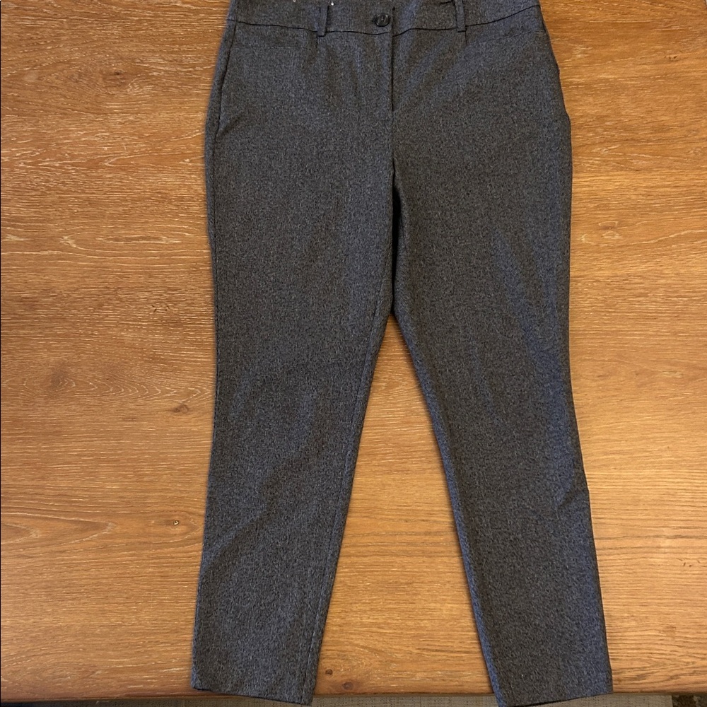 LOFT Gray Ankle Pants